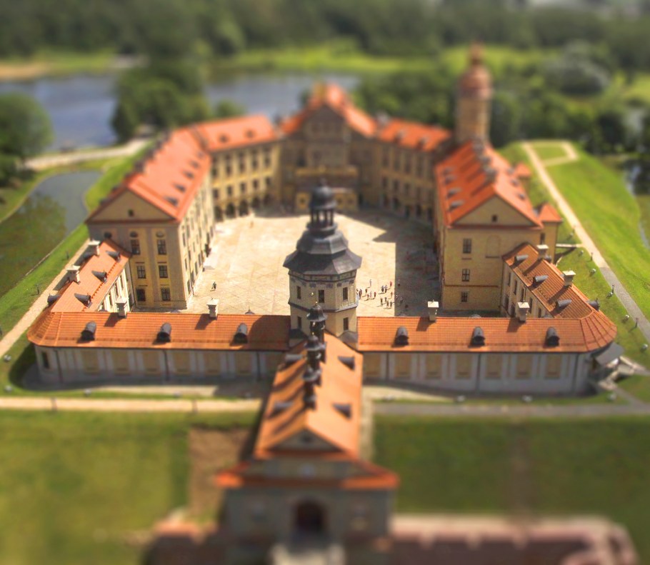 Несвижский замок панорама