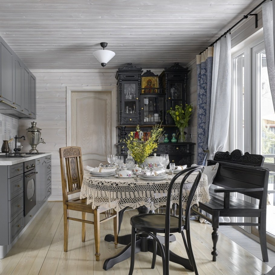 Деревенский интерьер в стиле шебби Шик