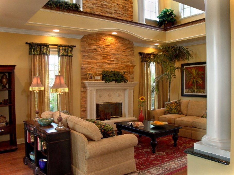 Отделочный камень в интерьере