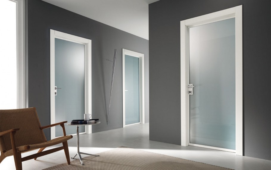 Двери статус грей стекло капучино