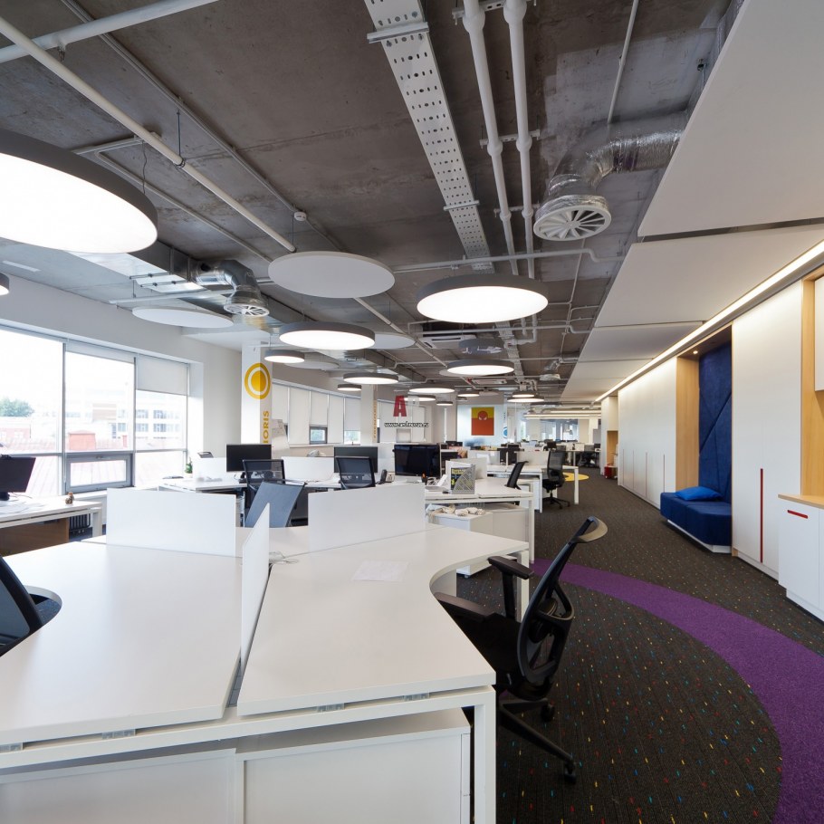 Современный интерьер офиса open Space