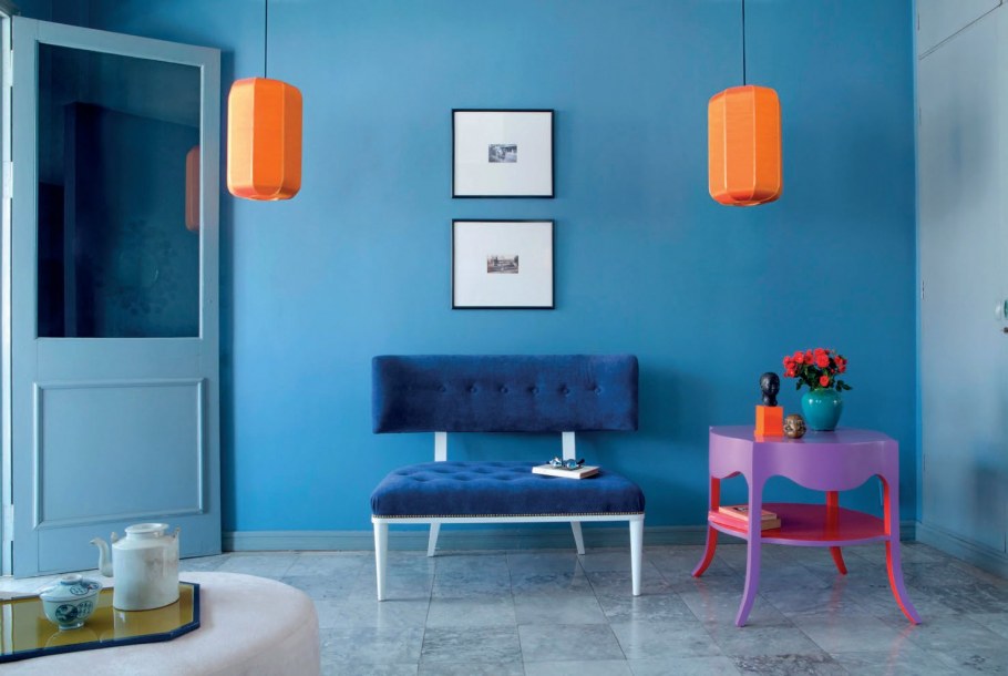 Цветовой контраст в интерьере