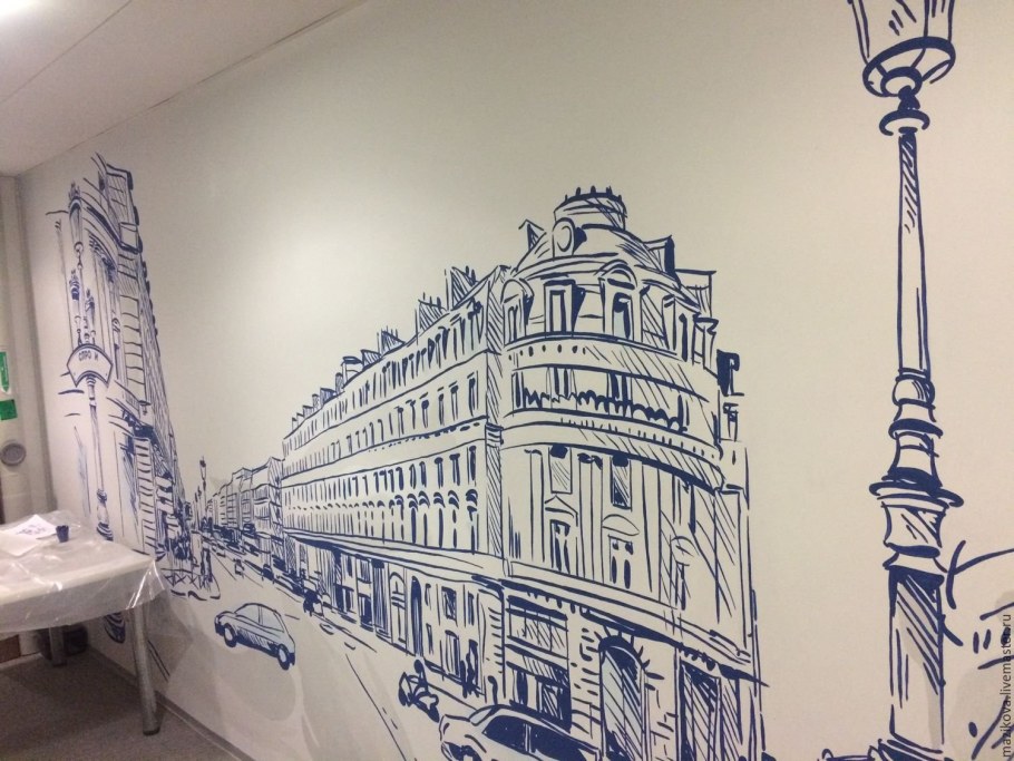 Дизайнерские узоры на стенах