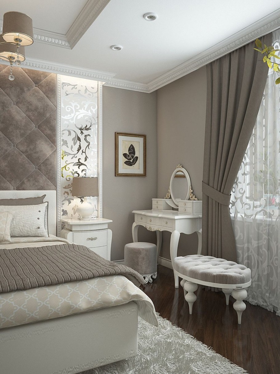 Интерьер спальной комнаты