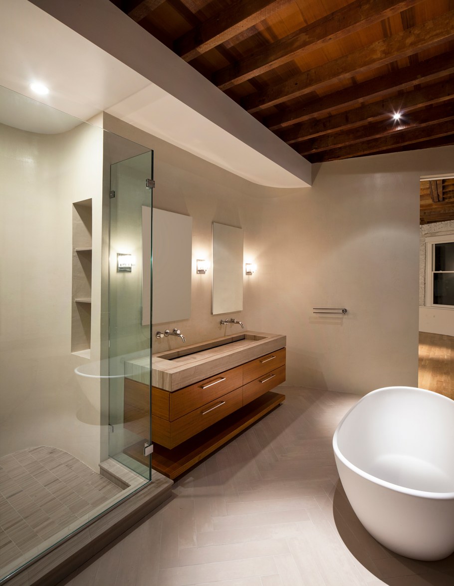 Отделка большой ванной комнаты