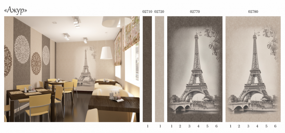 Панели ПВХ Ажур Панда