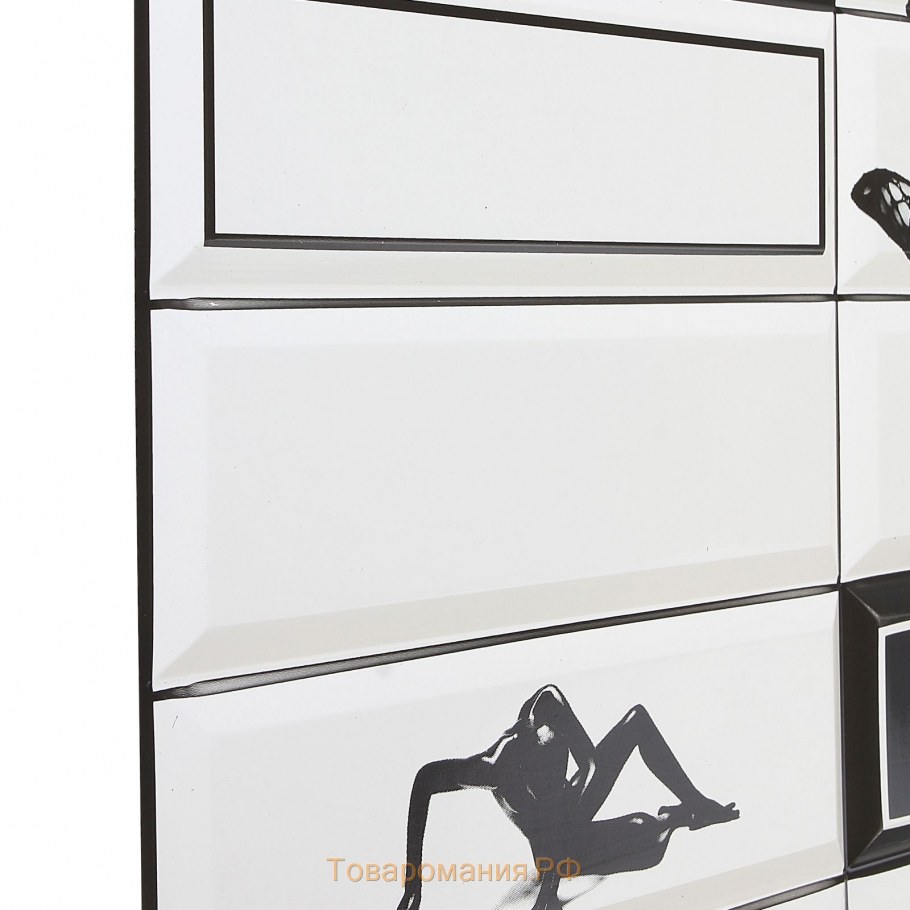 Панели ПВХ черно белые