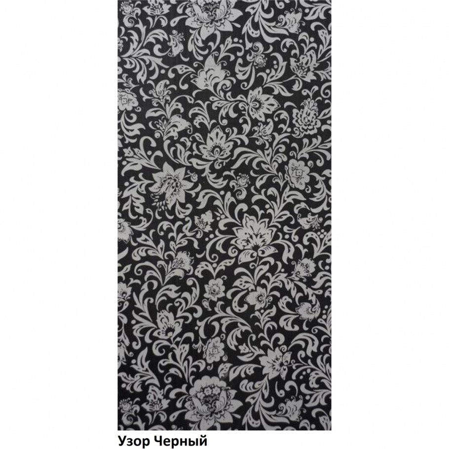 Унипрофиль панель ПВХ русские узоры графит (2,7*0,25)