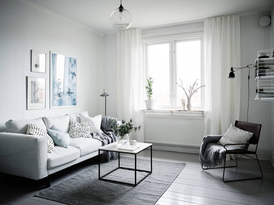 Белый интерьер