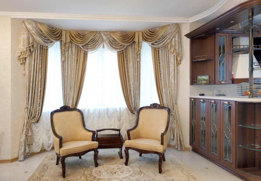 Шторы трио капучино