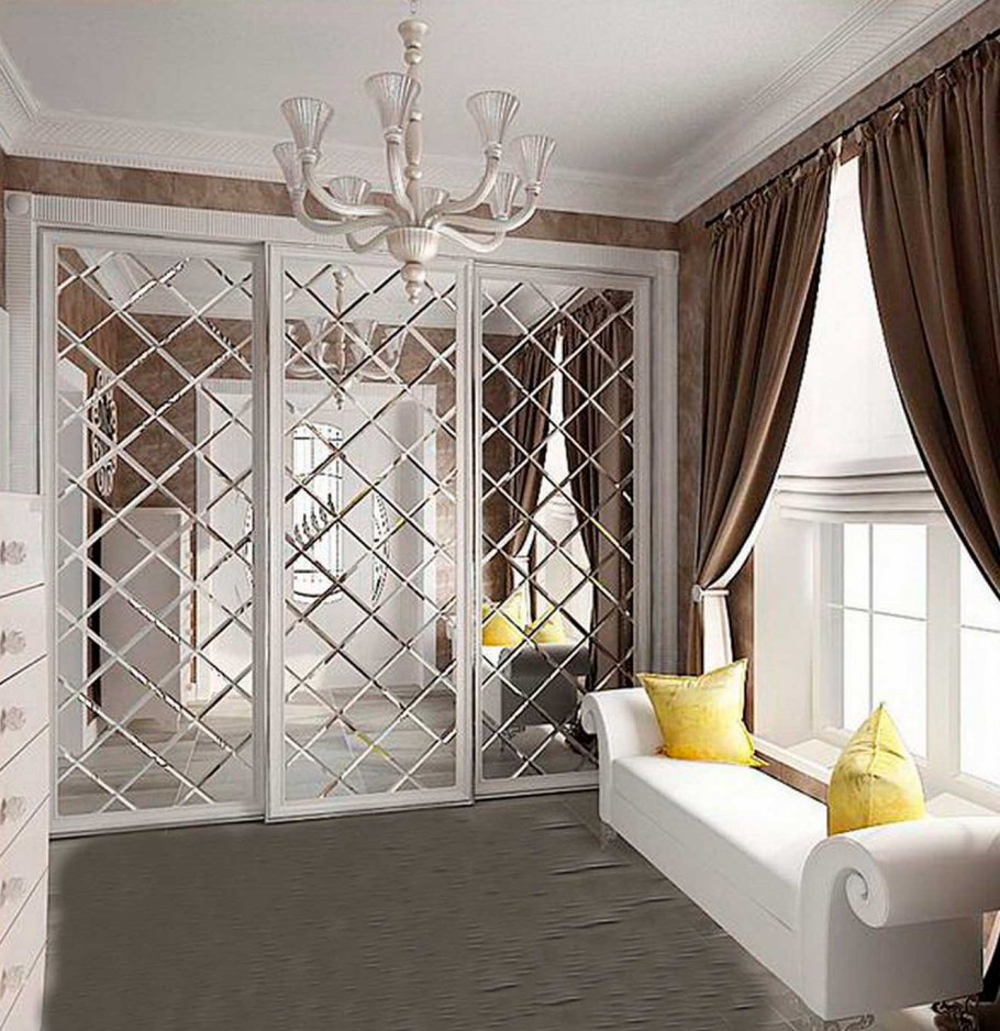 Зеркальная плитка с фацетом 20*20см