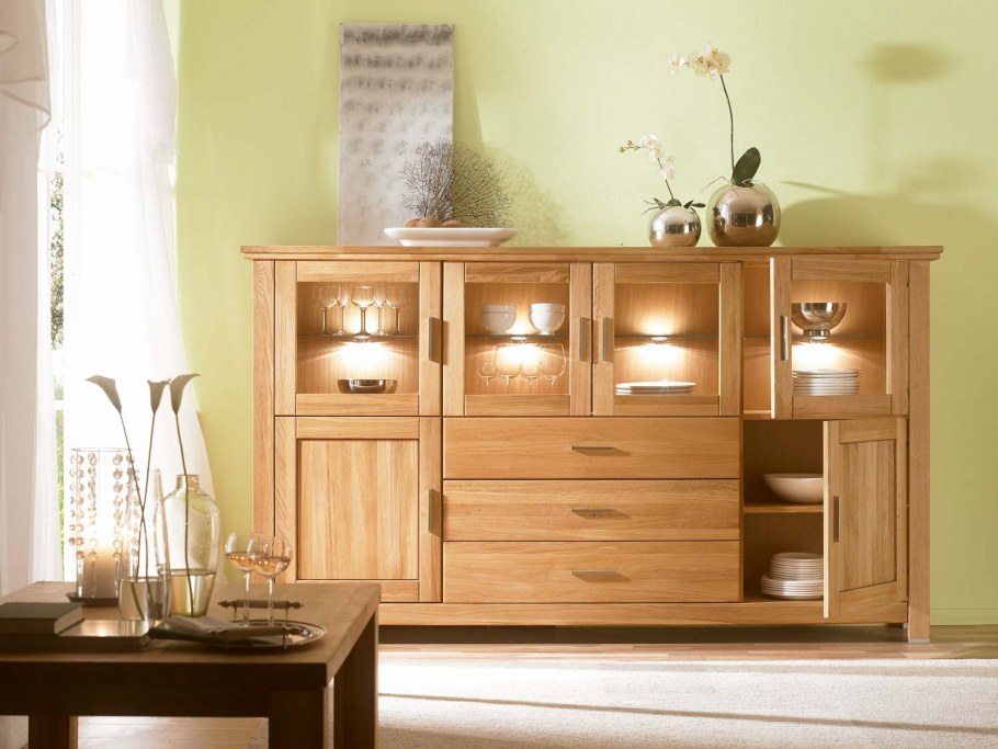 Итальянский буфет 4 дверный Puccini Bianco фабрики Claudio Saoncella