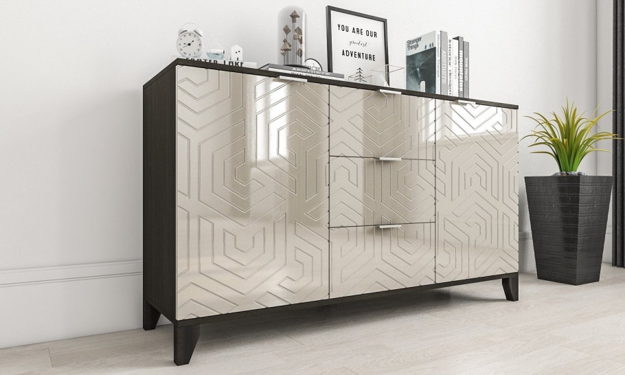 Комод 150 см Fever ком1w2d1s/9/15 белый глянец,BRW