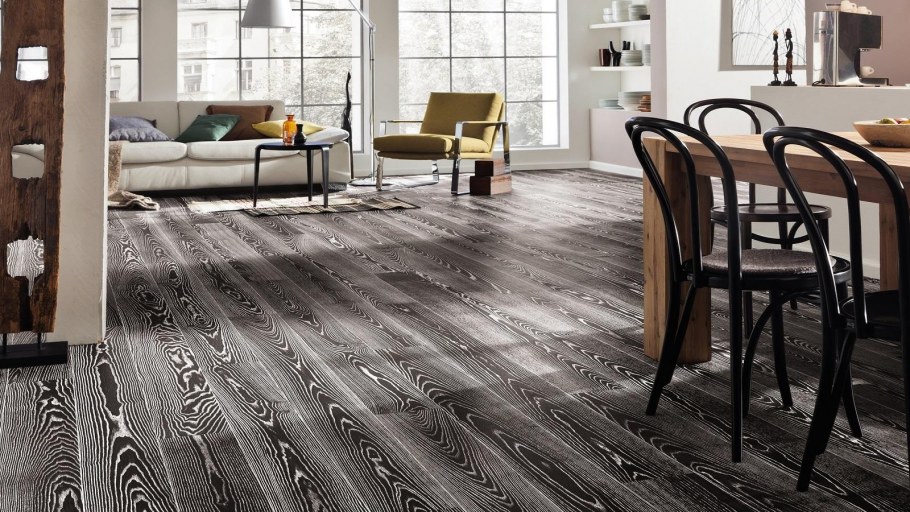 Паркетная доска Haro ясень Фэнси браш (термо