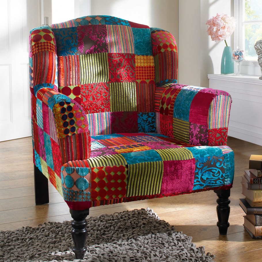 Диван в стиле пэчворк