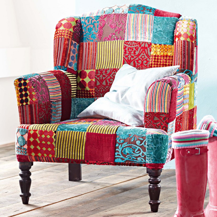 Кресло пэчворк