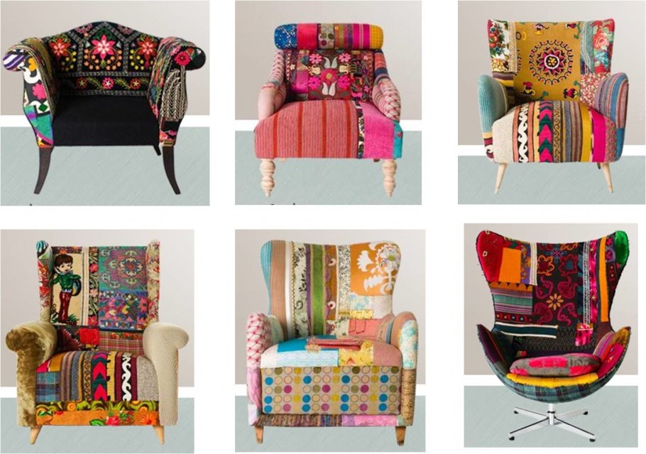 Кресло в стиле бохо
