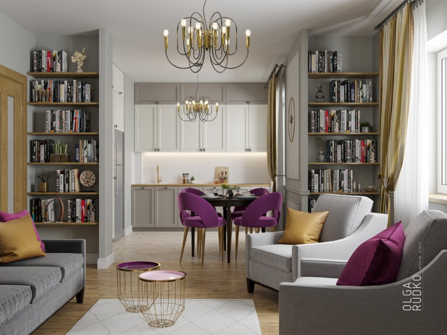 Интерьер квартир в современном стиле от дизайнеров