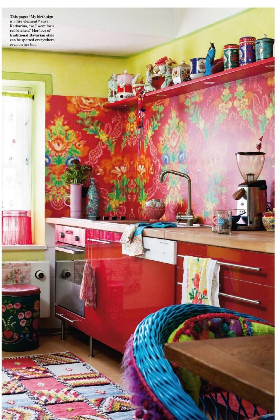 Кухня в стиле хиппи