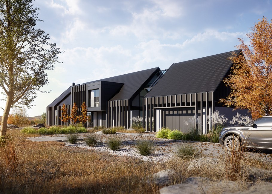 Маленький домик в стиле барнхаус