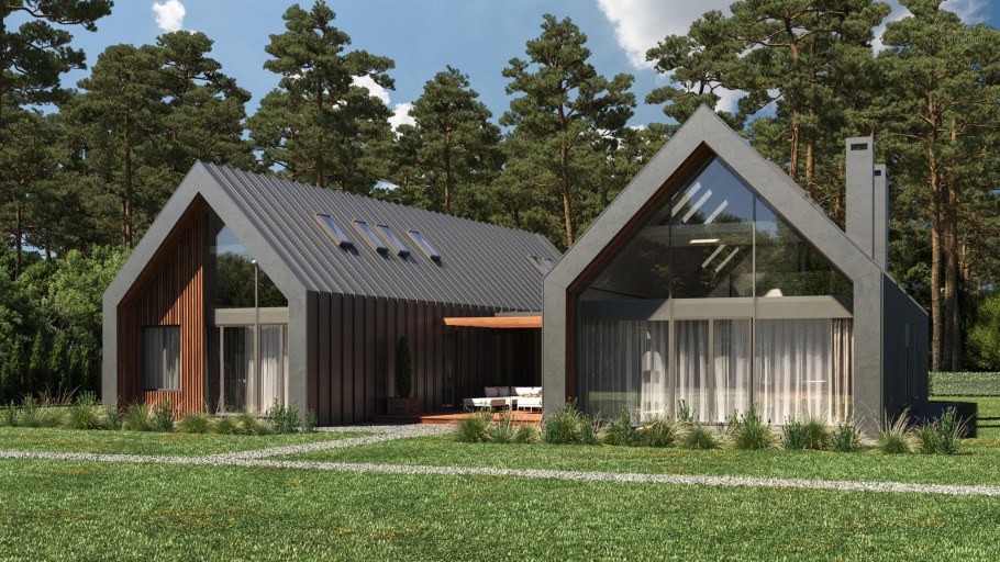 Барнхаус с антресолью