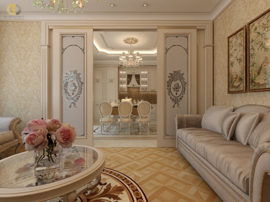 Спальня в стиле Барокко