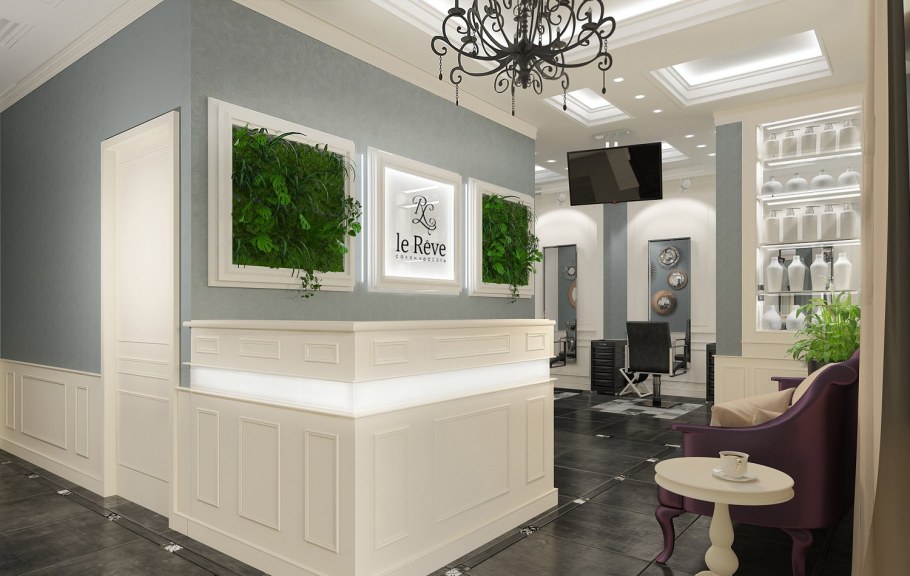 Ресепшн для салона красоты
