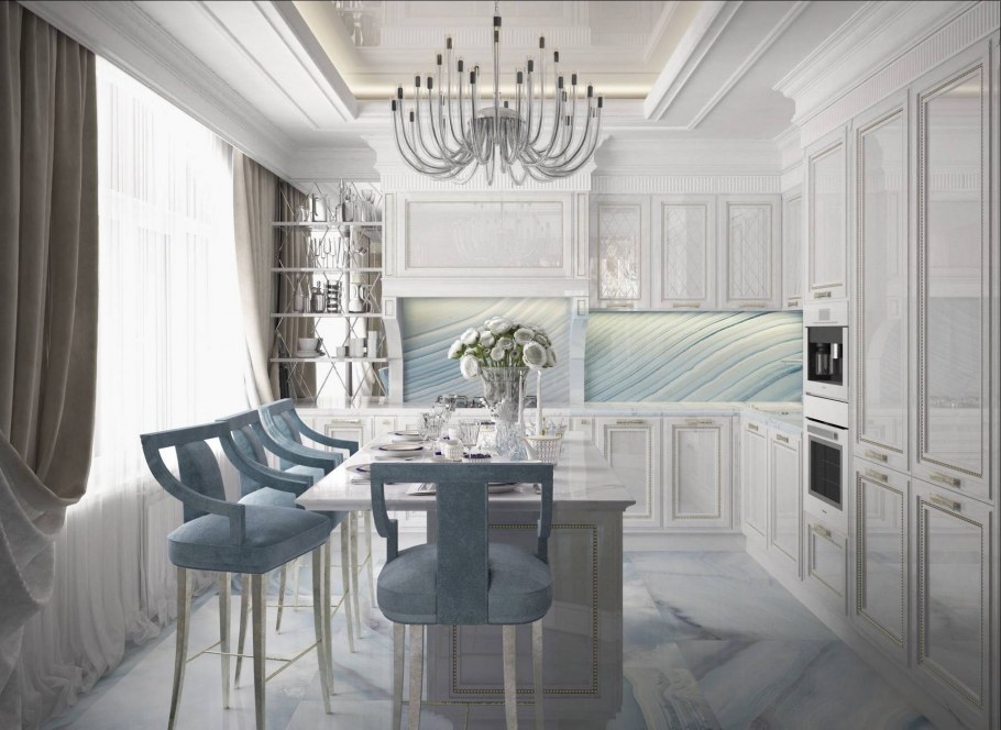 Неоклассика в интерьере квартиры 50 кв.м