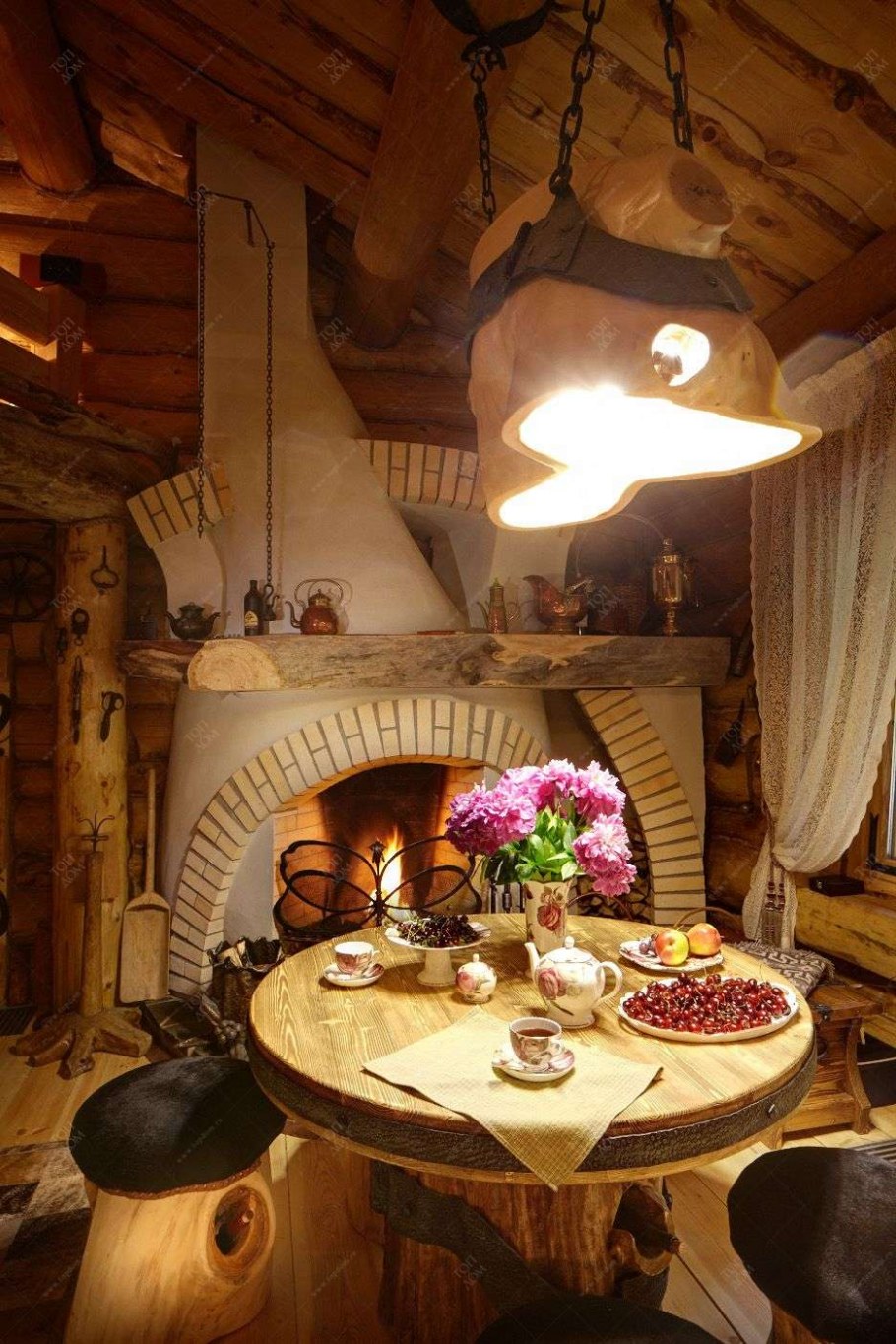 Домик в Старорусском стиле