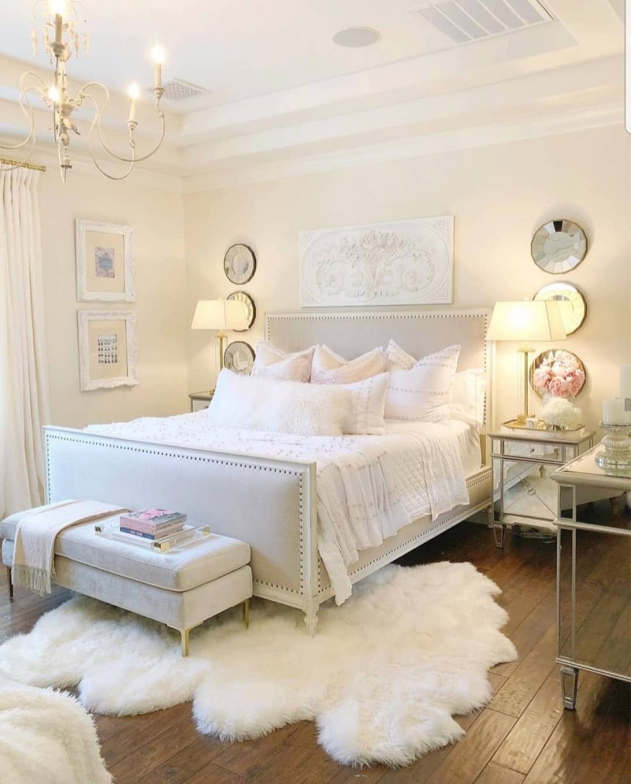 Интерьер комнаты в пастельных тонах