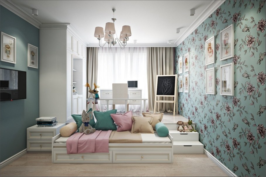 Детская в пастельных тонах
