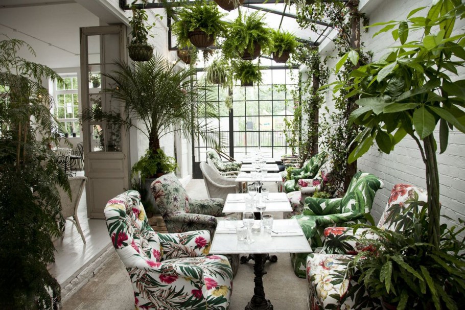 Оранжерея интерьер