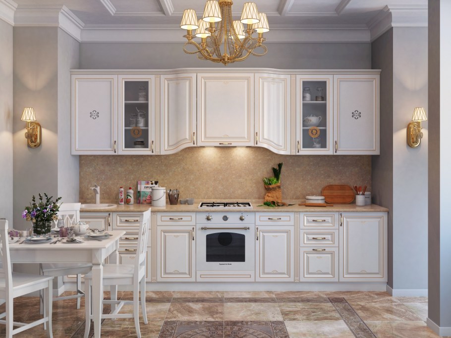 Нео кклассика кухни Неоклассика