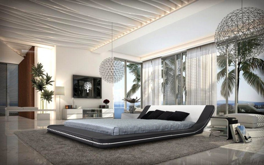 Роскошная спальня в современном стиле
