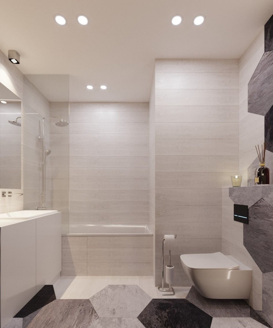 Дизайн ванной комнаты в панельном доме