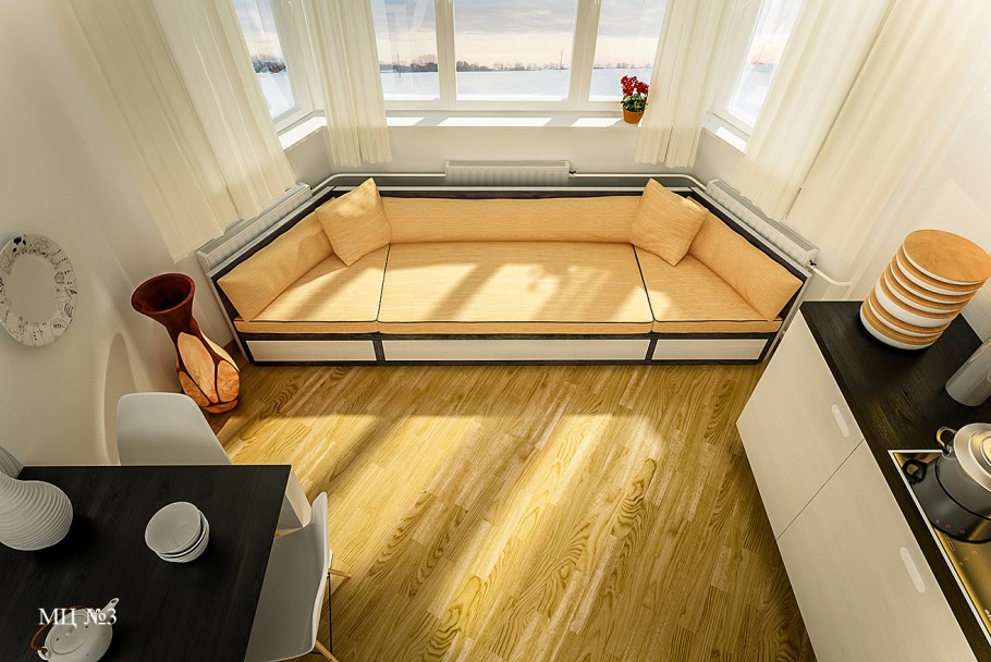 Диваны под эркерные окна