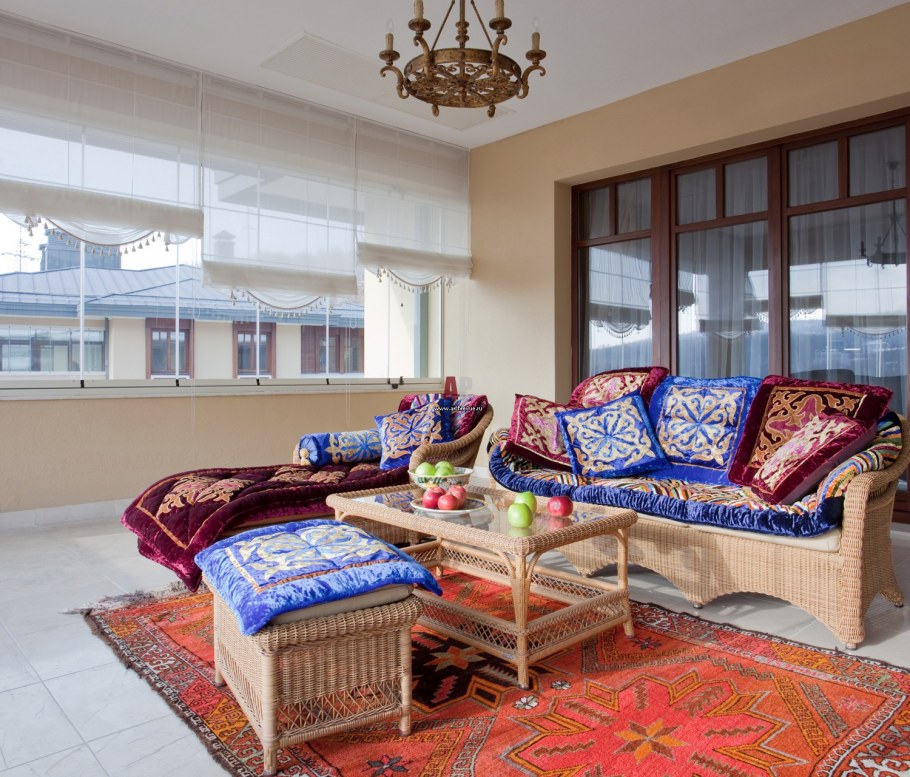 Казахские мотивы в интерьере