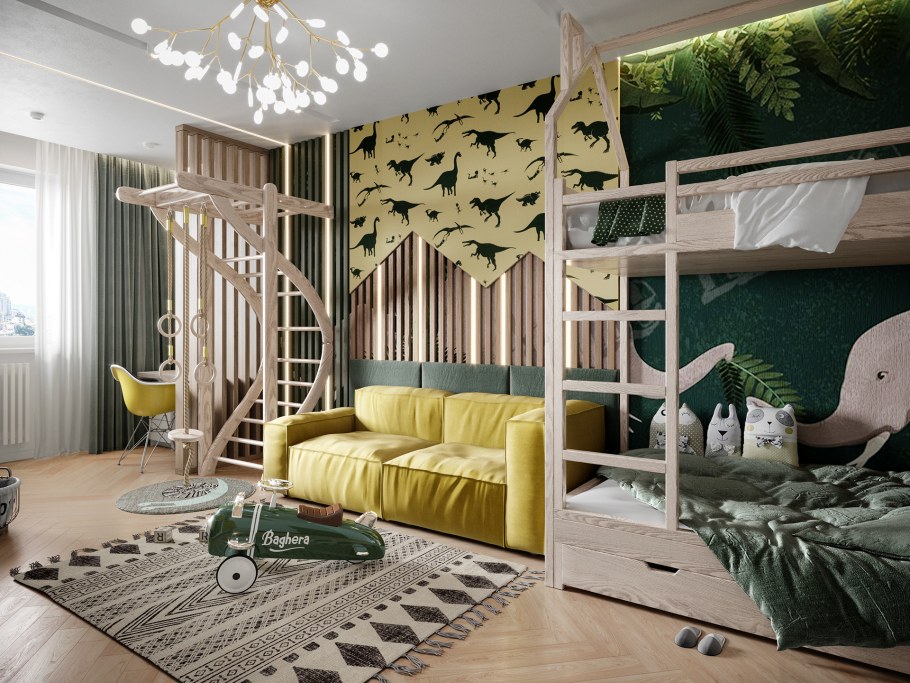 Детские комнаты для мальчиков