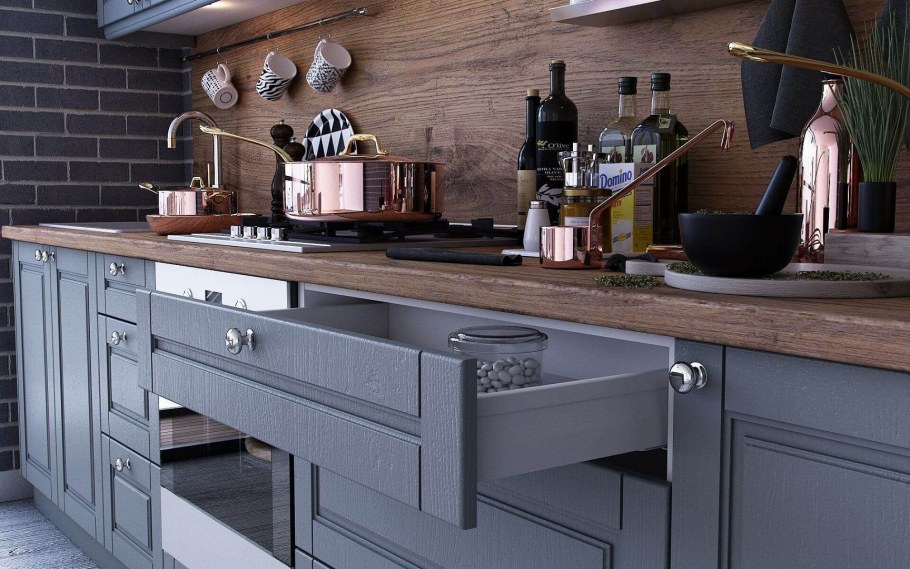 Кухня Мокка антрацит