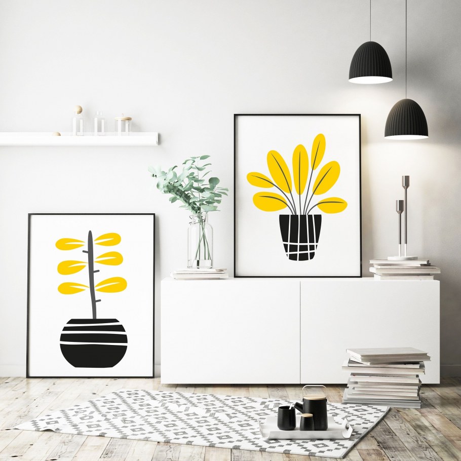 Постеры интерьерные Сканди