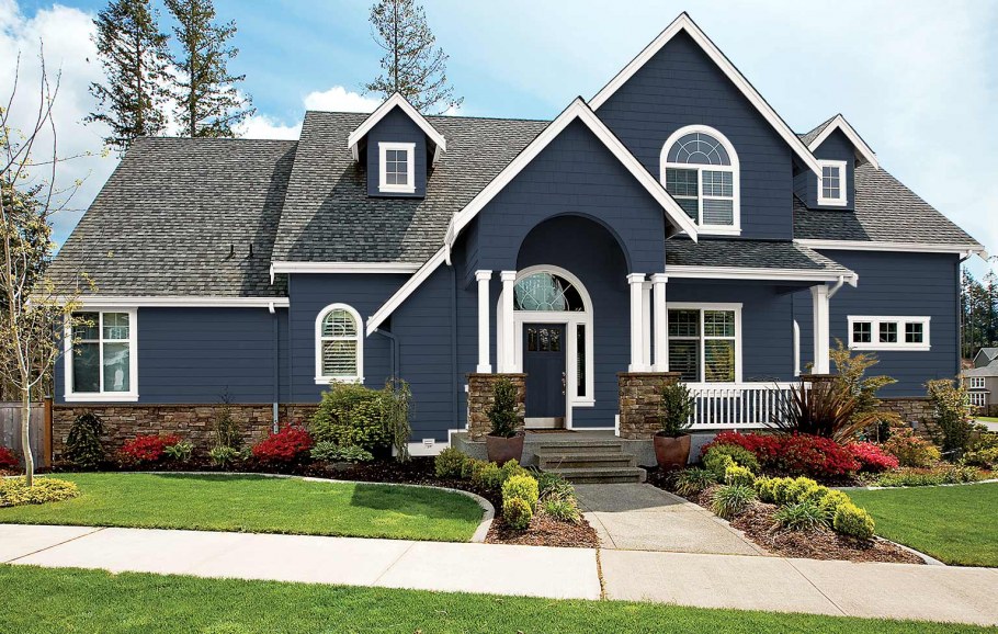 Модные цвета домов