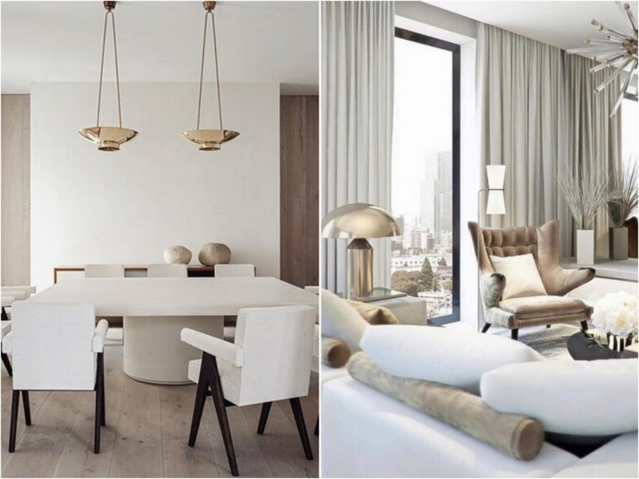 Спальня в бежевых тонах