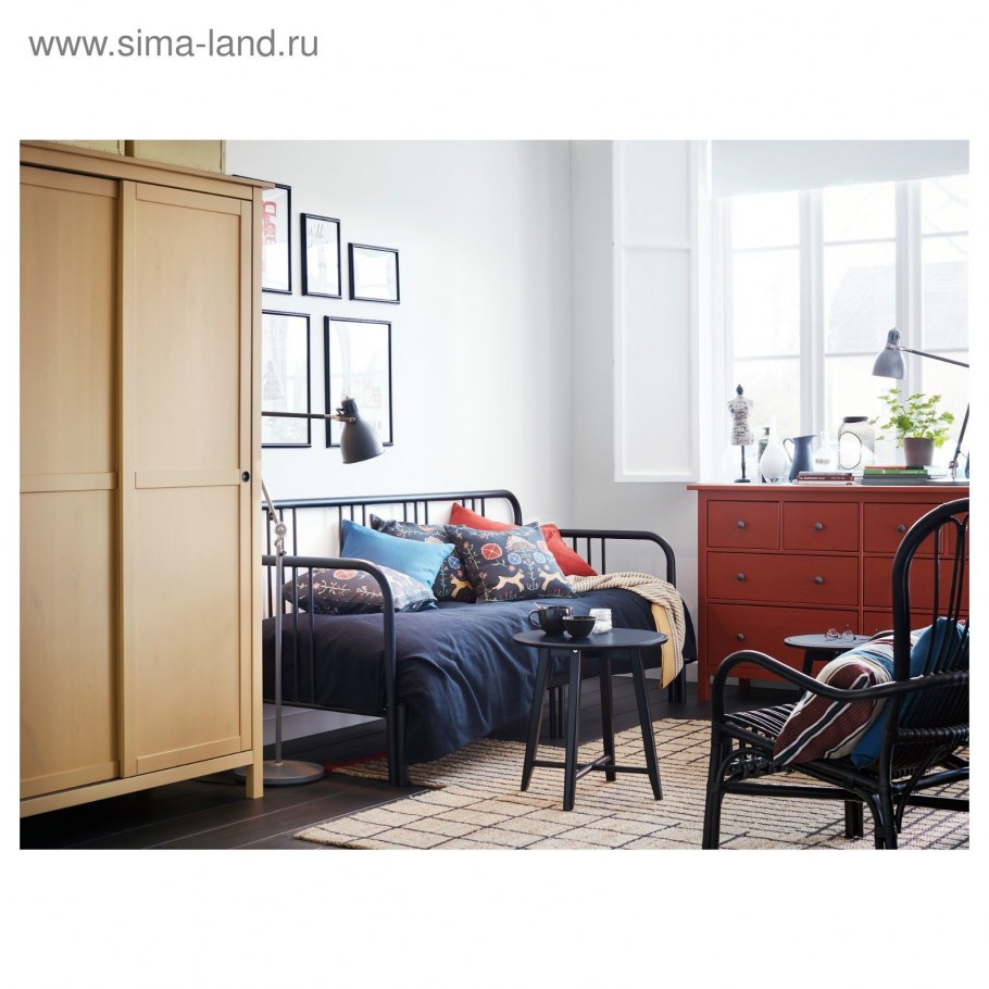 ХЕМНЭС гардероб с 2 раздвижными