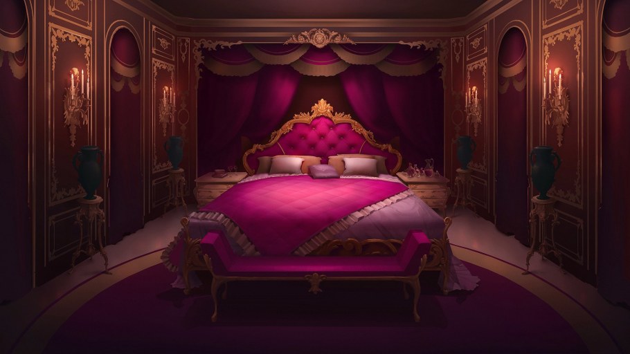 Королевская спальня арт