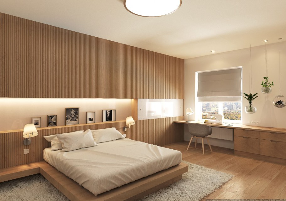 Отделка спальни