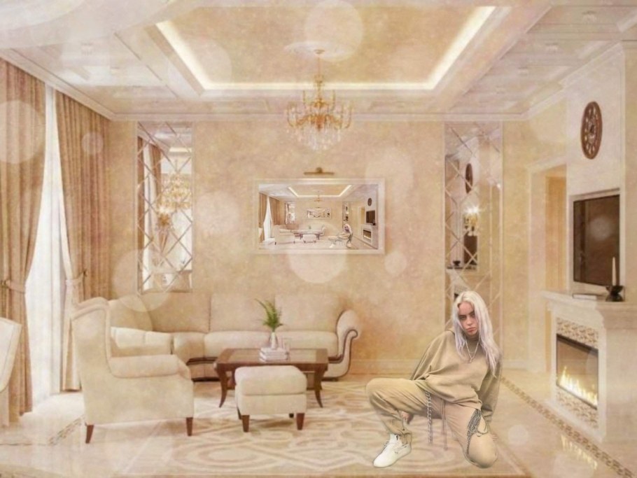 Светло желтые шторы