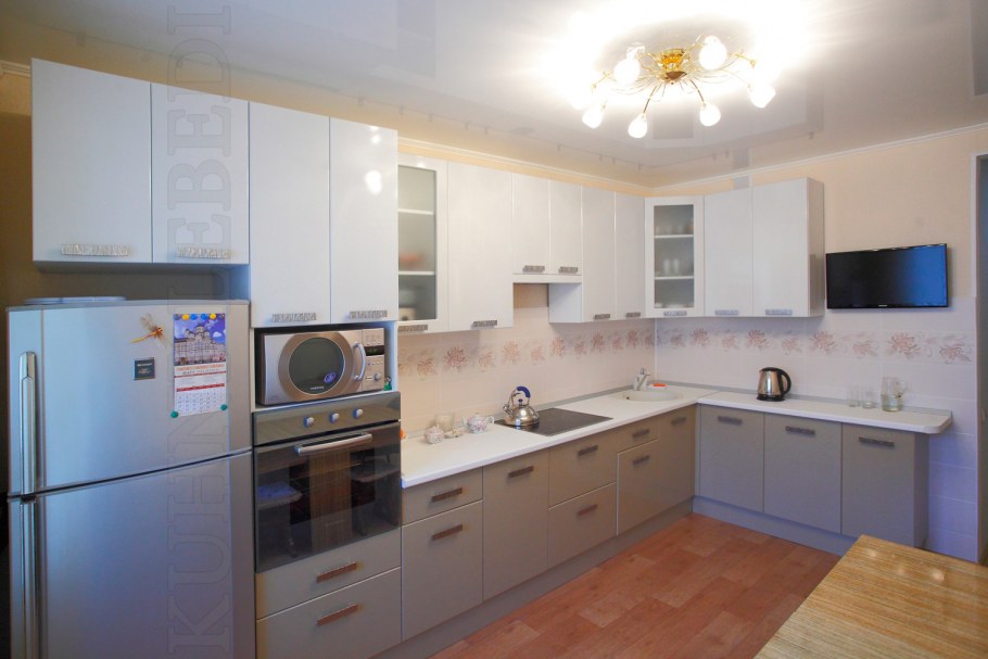 Кухня Идиллия ясень жемчужный