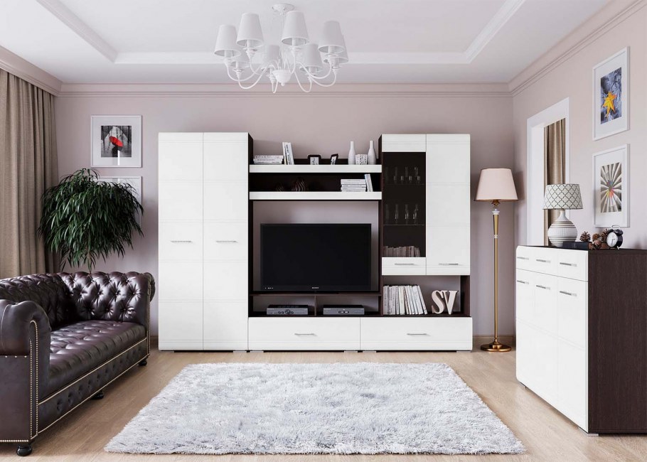 Кухни цвета шампань глянец