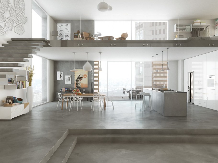 Полы микроцемент лофт