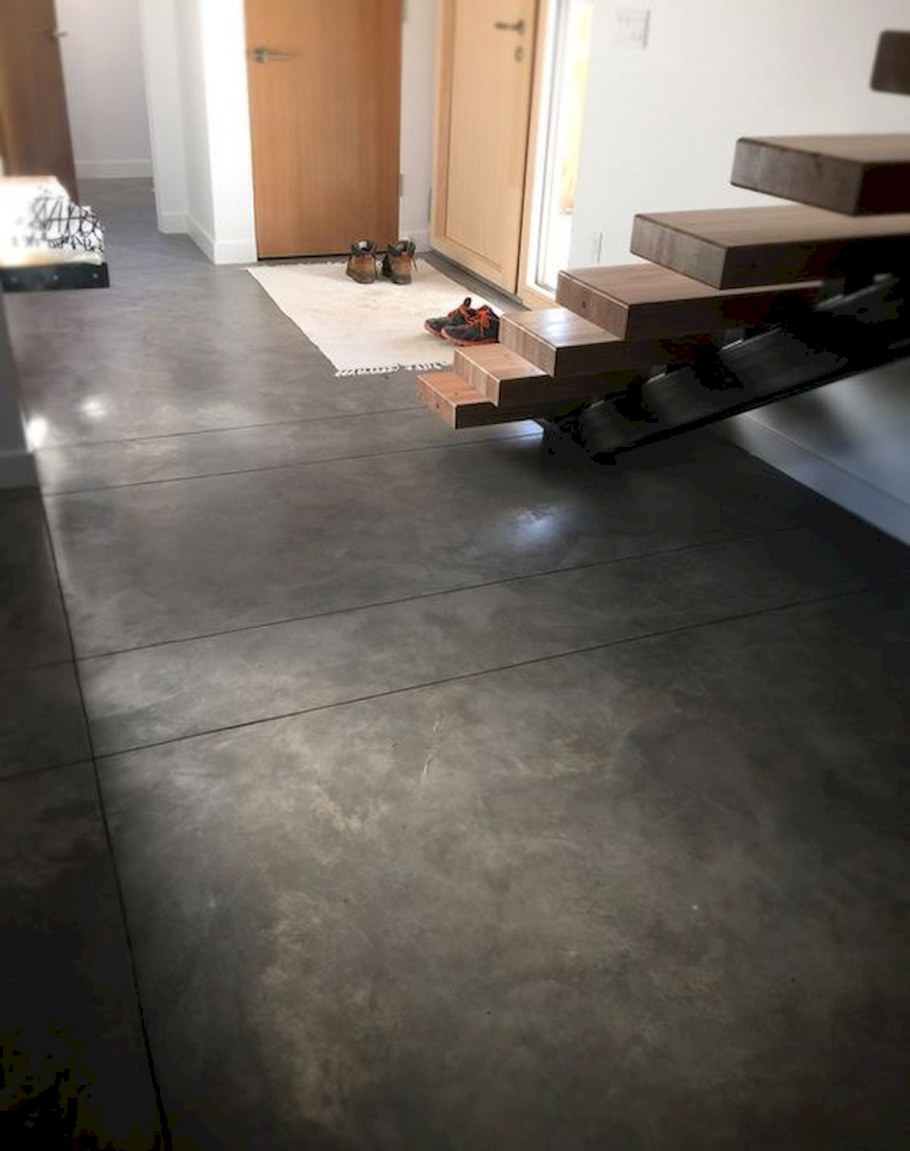 Декоративный бетонный пол